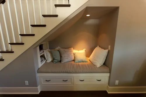 Under stair built-in seating
