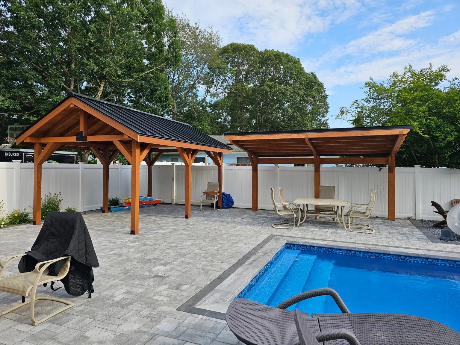 Custom timber outdoor structures by KJK Construction