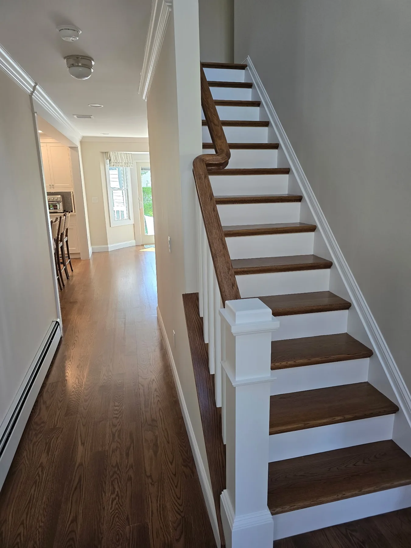 Custom finished staircase