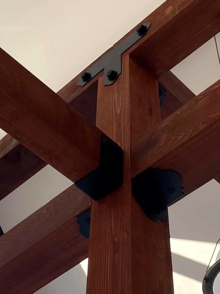 Custom timber connection hardware