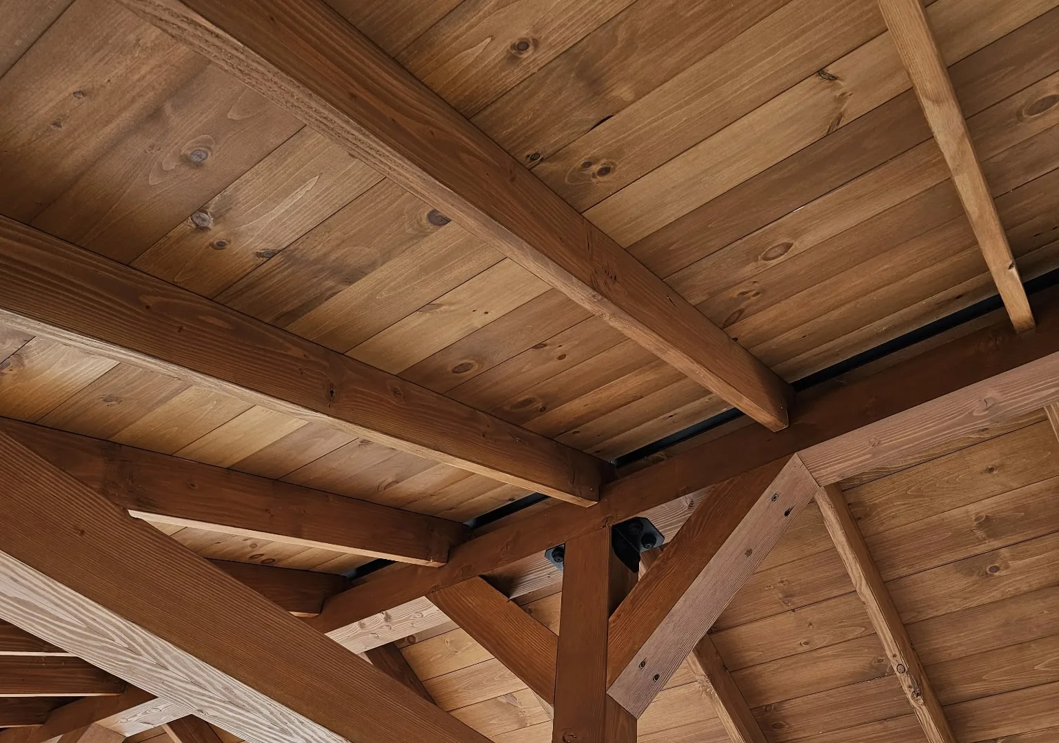 Wood beam detail